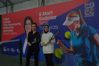 8 Mart Kadınlar Tenis Turnuvasında Heyecan Başladı