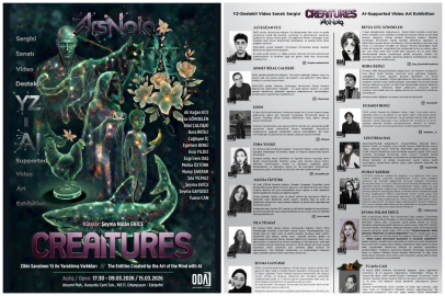 "CreAItures" Sergisi OdaArt'ta Kapılarını Açıyor