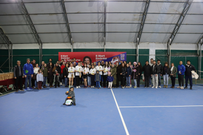 8 Mart Kadınlar Tenis Turnuvası Tamamlandı