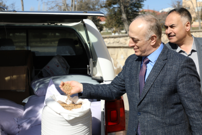 Mihalıççık ve Günyüzü Çiftçisine Ata Tohumu Hibesi
