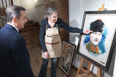 Başkan Ataç’tan Cam Sanatçısı Bayır’a Ziyaret