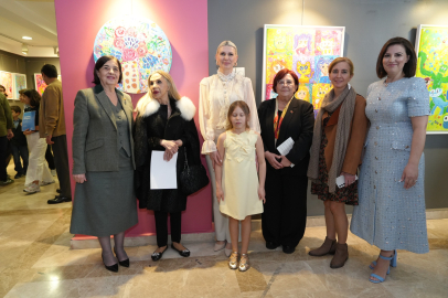 "Renklerin Çocuk Hali" Sergisi Açıldı