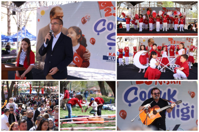 Odunpazarı Çocuklarla Şenlendi, 23 Nisan’da Renkli Görüntüler