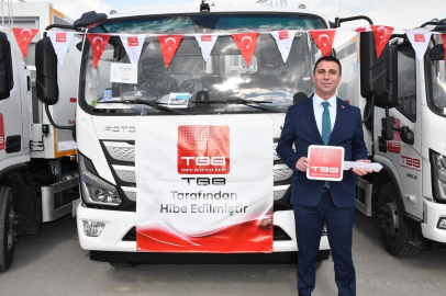 TBB'den Beylikova Belediyesi'ne Yeni Çöp Toplama Aracı