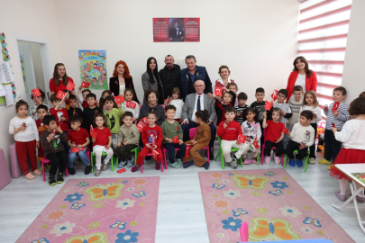 Şerife Aysel Erkara’dan Kreşe Anlamlı Ziyaret