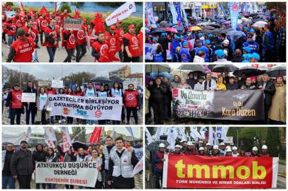 Eskişehir’de Yağmura Rağmen 1 Mayıs Coşkusu