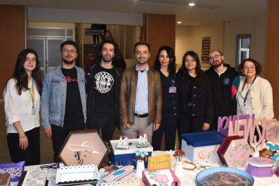 ESOGÜ'de Uğraş Tedavisi El Sanatları Sergisi Açıldı
