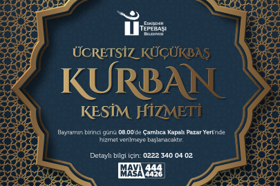 Tepebaşı’nda Kesim Alanı Hazır