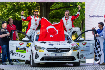 Olcay ve Kaya, Avrupa Ralli Kupası'na Český Krumlov'da Hızlı Başladı