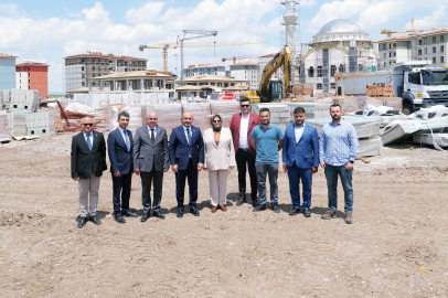 Milletvekili Gürcan ve Başkan Albayrak’tan TOKİ Şantiyesine Ziyaret