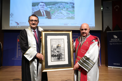Milletvekili Dönmez’e Fahri Doktora Ünvanı