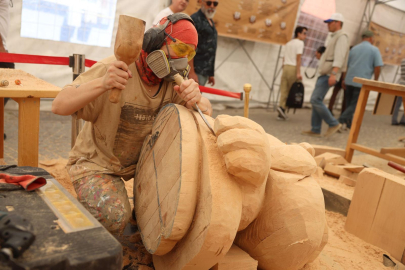 9. Uluslararası Ahşap Heykel Festivali Cuma Günü Başlıyor