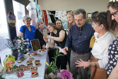 Belde Evlerinde 465 Kursiyerin Daha Emeği Sergiye Dönüştü