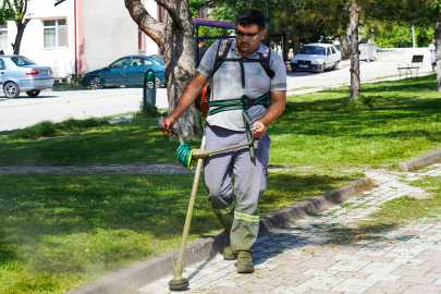 Tepebaşı'nda Park ve Yeşil Alanlarda Çalışmalar Sürüyor