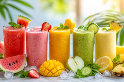Yaz Sıcağında Serinliğin Doğal Adresi: Evde Kolayca Hazırlayabileceğiniz Ferah Smoothie Tarifleri