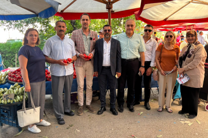 Anahtar Parti İl Yönetimi Semt Pazarında: "Üretici de Tüketici de Dertli"