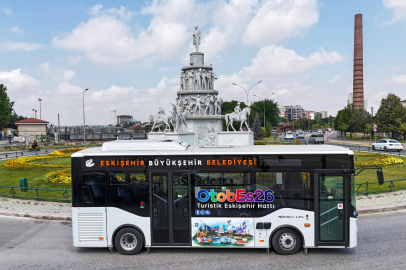 OtobEs26 Turistik Eskişehir Hattı Hizmete Başladı