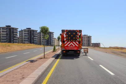 Bakımı Tamamlanan Yollar Çizgileriyle Güvenli Hale Geliyor