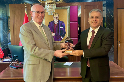 Başkan Kazım Kurt'tan Kaymakam Şahin'e Hayırlı Olsun Ziyareti