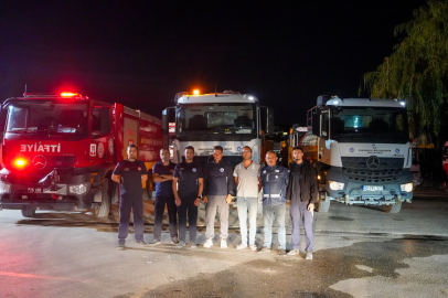 Eskişehir İtfaiyesi Destek İçin Aydın Çine'de