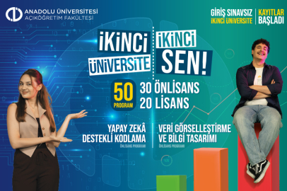 Anadolu Üniversitesi İkinci Üniversite Başvuruları Başladı