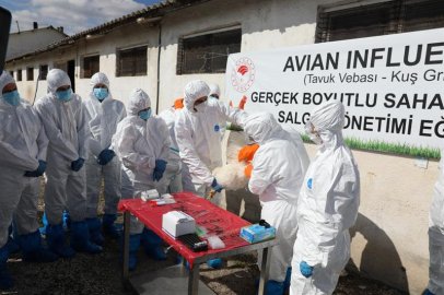 Eskişehir’de Gerçek Boyutlu Kuş Gribi Tatbikatı