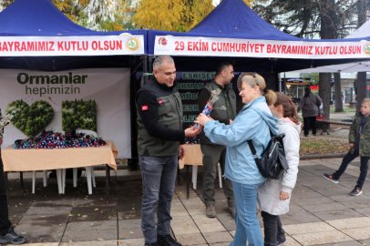 Cumhuriyetin 103. Yılına Özel Bin 103 Lavanta Fidanı Dağıtıldı